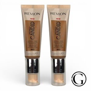 2 PACK Revlon PhotoReady Candid Foundation- 440 Caramel
